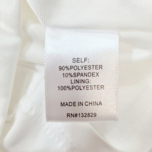 MORE TO COME Caira Ruffle Dress in White Small - Picture 5 of 12